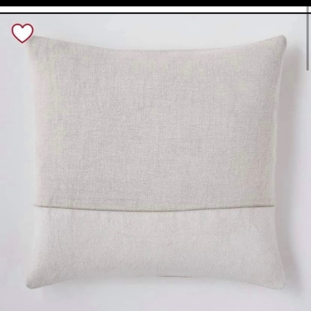 West elm cotton canvas pillow cover (set of 2)